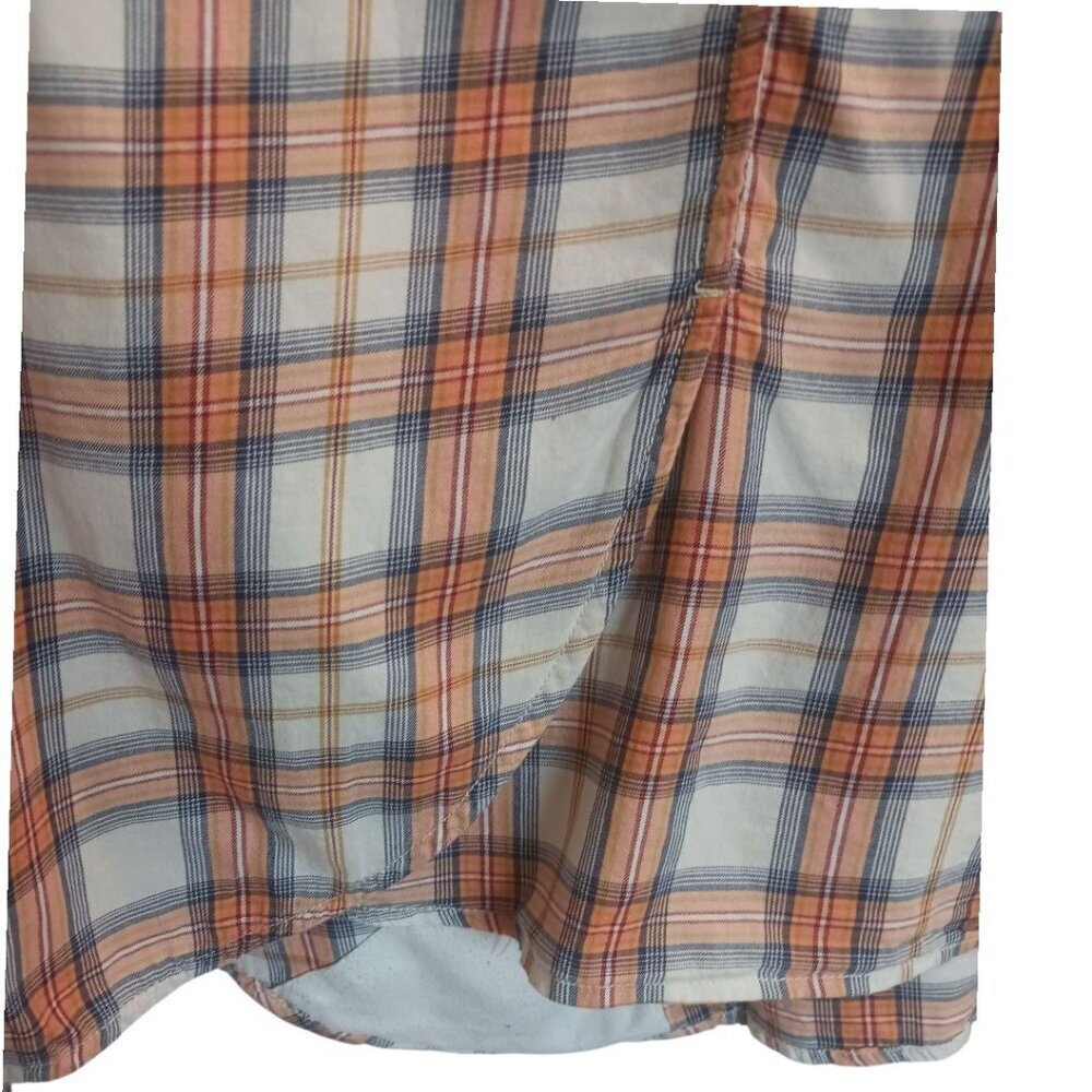 Aventura Women Plaid Button-Up Long-Sleeve Shirt Organic Cotton Multicolor Small - Picture 5 of 14